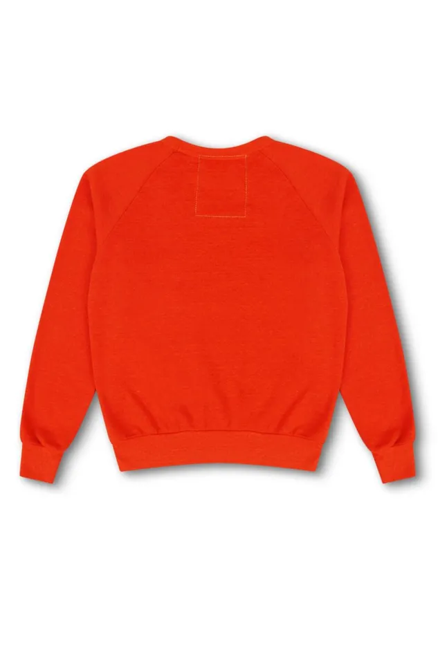 WomenMen Sweatshirts Aviator Nation University Of Texas Crew Sweatshirt 8211 Orange