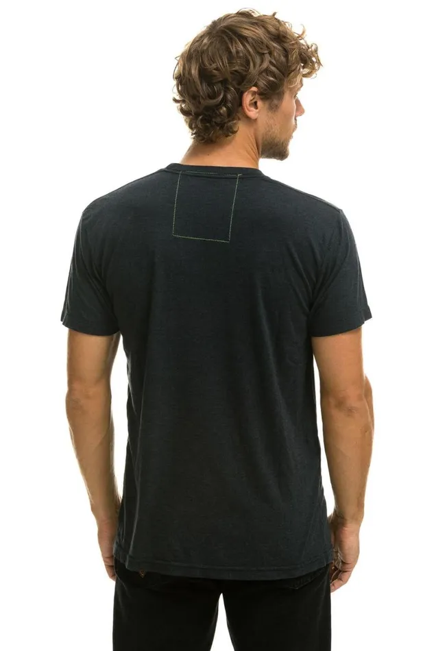 WomenMen Tees Aviator Nation Miami Tee 8211 Charcoal