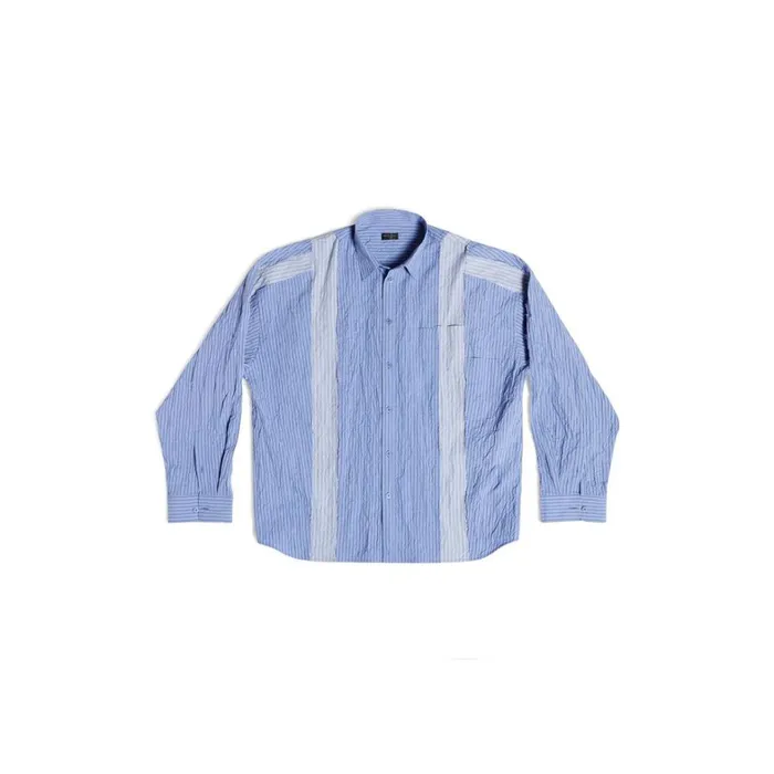 WomenMen Tops and Shirts Balenciaga Diy Shirt Oversized In Light Blue