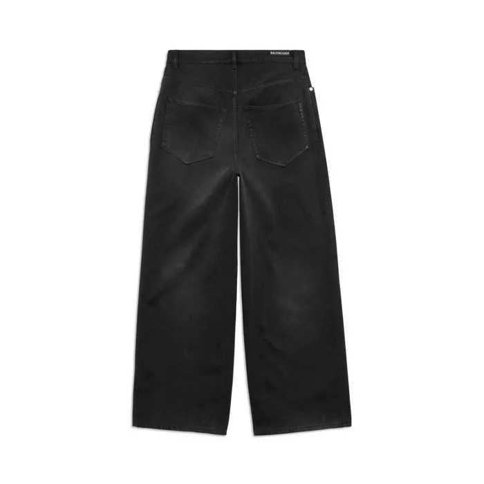 WomenMen Trousers Balenciaga Baggy Trousers In Black