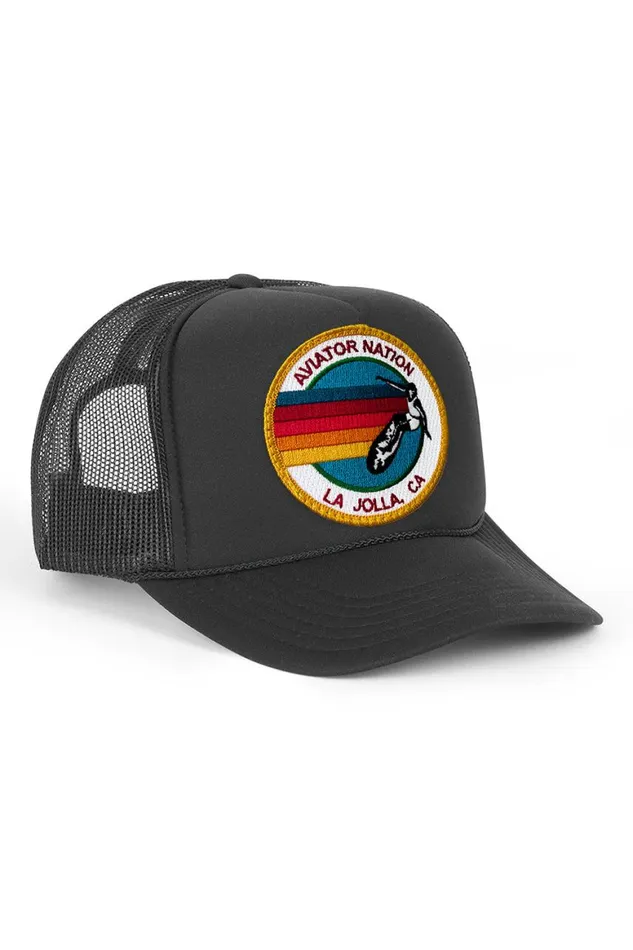 WomenMen Trucker Hats Aviator Nation La Jolla Trucker Hat