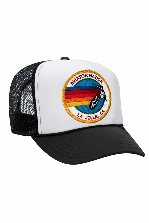 WomenMen Trucker Hats Aviator Nation La Jolla Trucker Hat