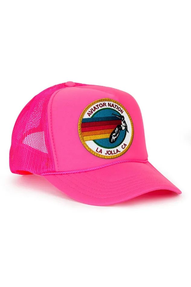 WomenMen Trucker Hats Aviator Nation La Jolla Trucker Hat