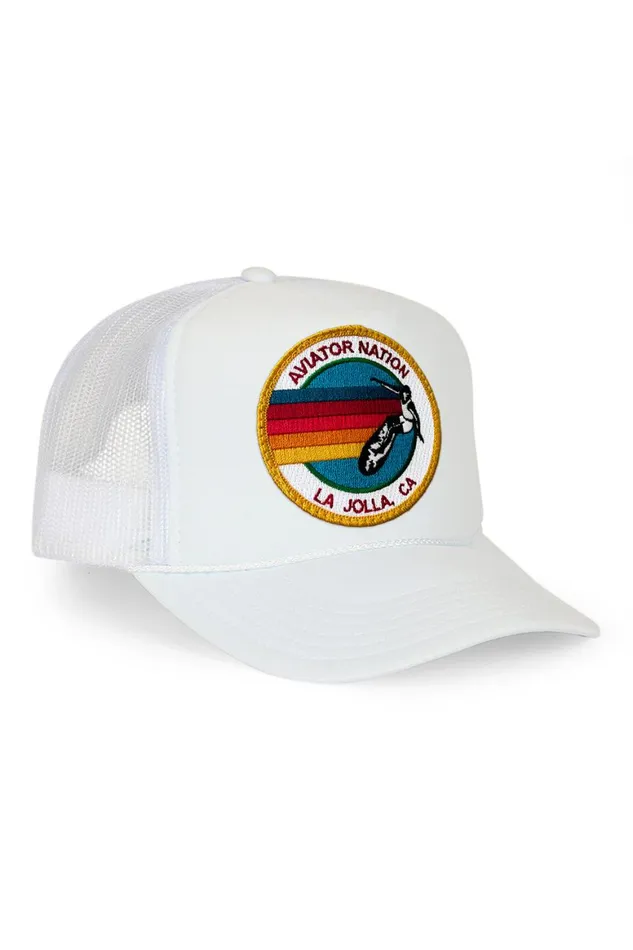 WomenMen Trucker Hats Aviator Nation La Jolla Trucker Hat