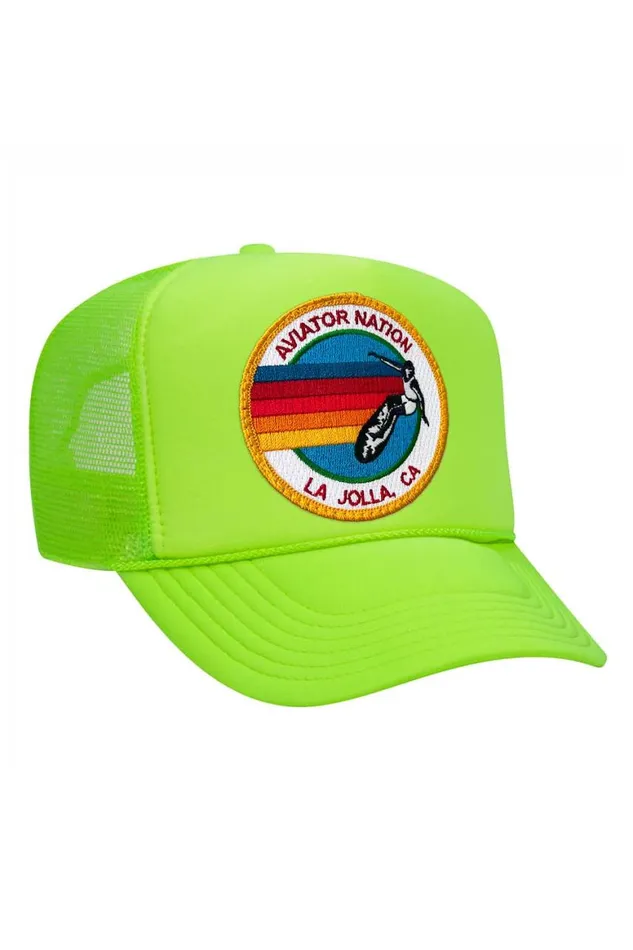 WomenMen Trucker Hats Aviator Nation La Jolla Trucker Hat