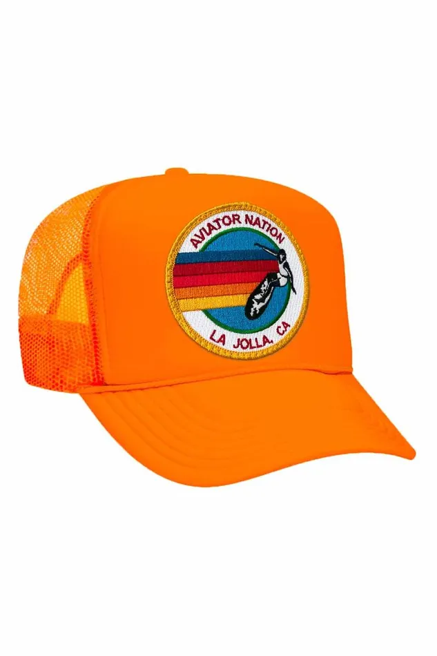 WomenMen Trucker Hats Aviator Nation La Jolla Trucker Hat