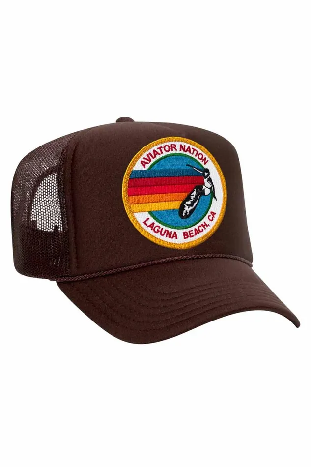 WomenMen Trucker Hats Aviator Nation Laguna Beach Trucker Hat