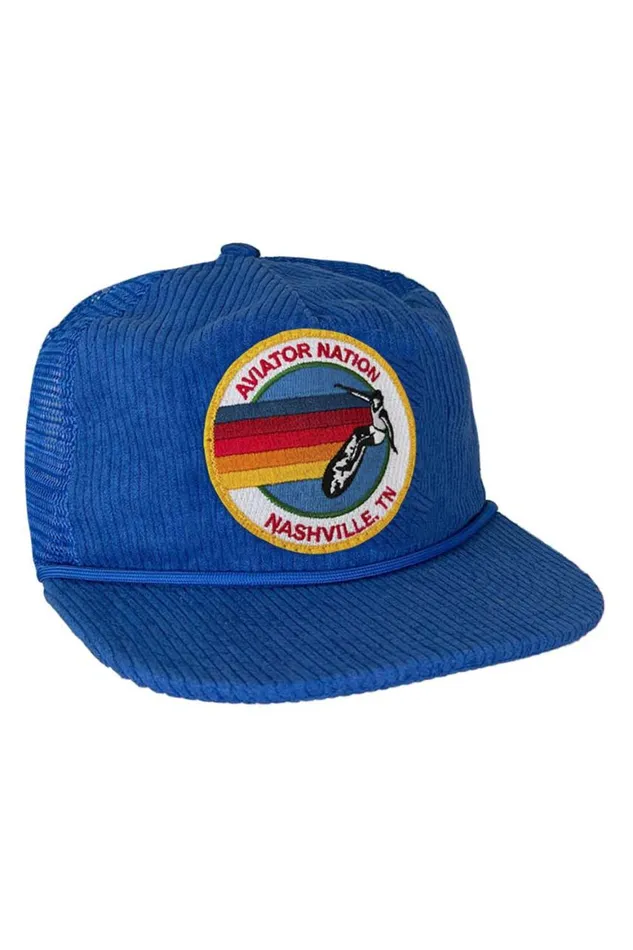 WomenMen Trucker Hats Aviator Nation Signature Nashville 8211 Vintage Corduroy Mesh Trucker
