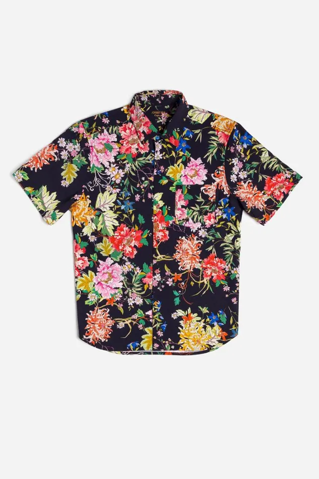 Women METALLI NOTTE MENS COVERUP SHIRT Metalli Notte Johnny Was Swim and Resort Women METALLI NOTTE MENS COVERUP SHIRT Metalli Notte Johnny Was Swim and Resort