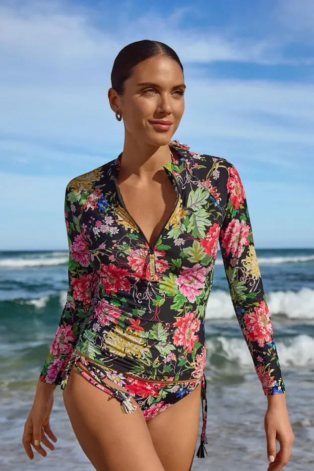 Women METALLI NOTTE STRING BIKINI BOTTOM Metalli Notte Johnny Was Swim and Resort Women METALLI NOTTE STRING BIKINI BOTTOM Metalli Notte Johnny Was Swim and Resort