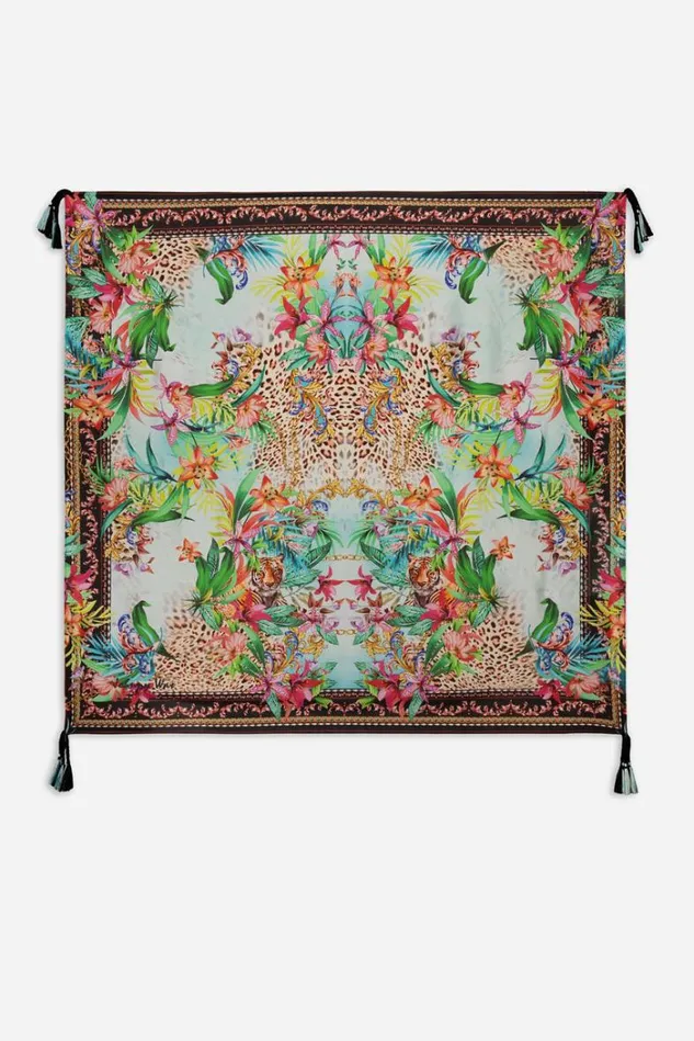 Women MILLER TIGRE SCARF Miller Tigre Scarf Print Johnny Was Scarves