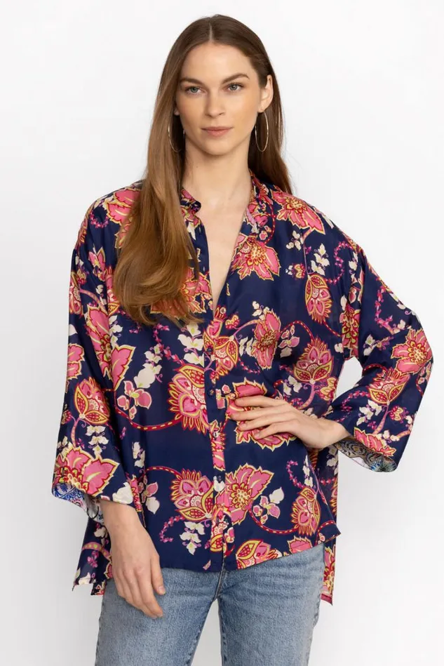 Women MONTREUX BUTTON UP BLOUSE Montreux Johnny Was Tops Women MONTREUX BUTTON UP BLOUSE Montreux Johnny Was Tops
