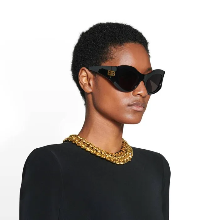 Women Necklaces Balenciaga Linked Necklace In Gold