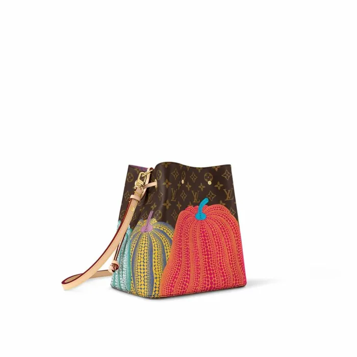 Women NeoNoe Bag Louis Vuitton Louis Vuitton M46473 LV X YK Pumpkin Prin Nono MM 8211 Louis Vuitton Handbag Store