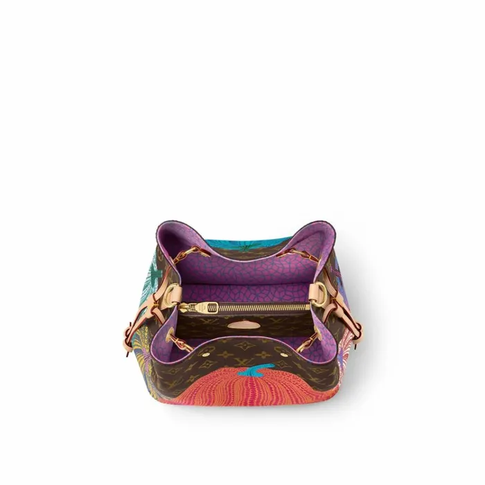 Women NeoNoe Bag Louis Vuitton Louis Vuitton M46473 LV X YK Pumpkin Prin Nono MM 8211 Louis Vuitton Handbag Store
