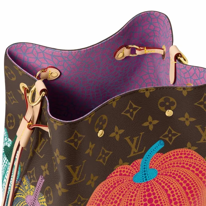 Women NeoNoe Bag Louis Vuitton Louis Vuitton M46473 LV X YK Pumpkin Prin Nono MM 8211 Louis Vuitton Handbag Store