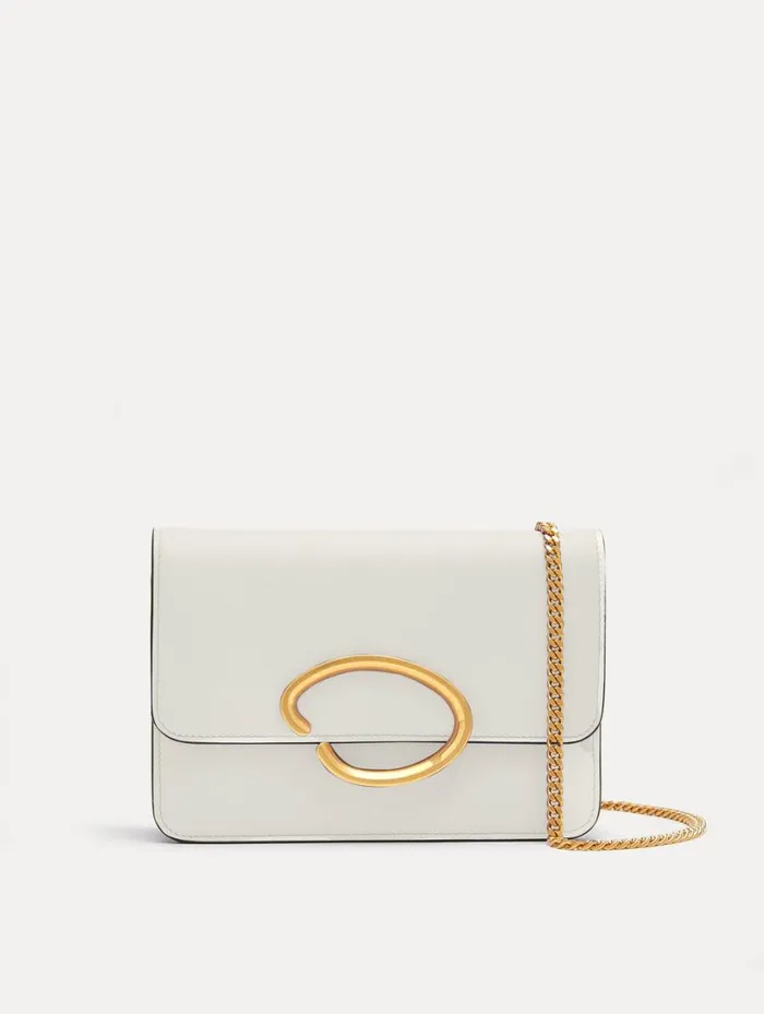 Women O Pochette White Oscar De La Renta Handbags