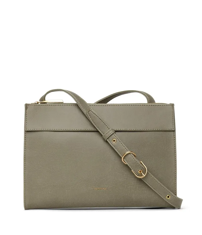 Women Onra Vegan Crossbody Bag 8211 Vintage Sage Matt and Nat Shoulder Bags