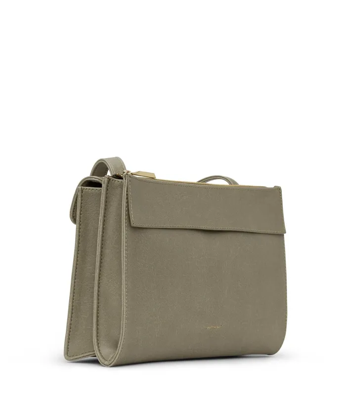Women Onra Vegan Crossbody Bag 8211 Vintage Sage Matt and Nat Shoulder Bags