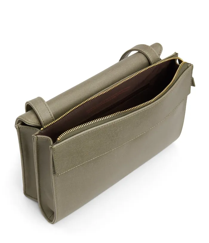 Women Onra Vegan Crossbody Bag 8211 Vintage Sage Matt and Nat Shoulder Bags