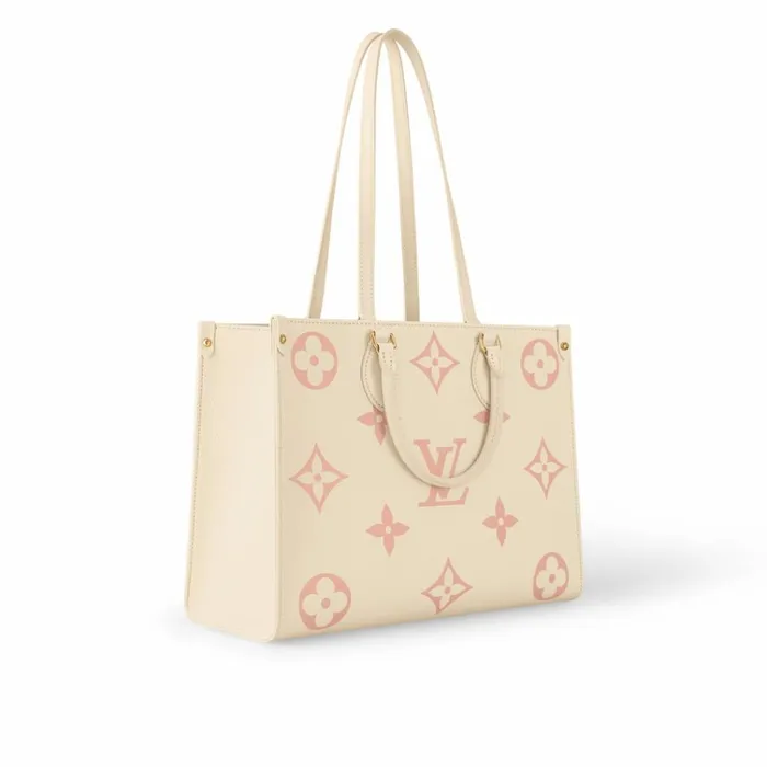 Women Onthego Bag Louis Vuitton Louis Vuitton OnTheGo MM M21575 Crme Rose Trianon 8211 Louis Vuitton Handbag Store