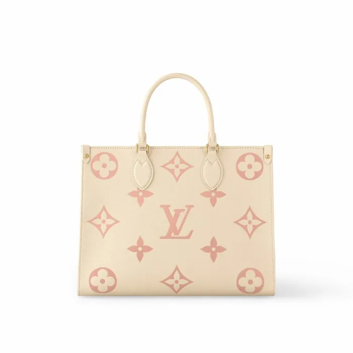 Women Onthego Bag Louis Vuitton Louis Vuitton OnTheGo MM M21575 Crme Rose Trianon 8211 Louis Vuitton Handbag Store