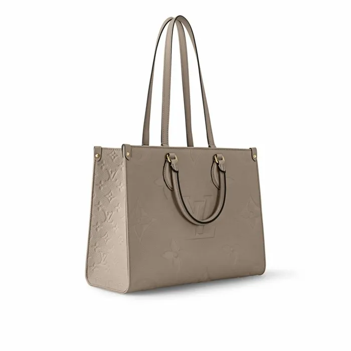 Women Onthego Bag Louis Vuitton Louis Vuitton OnTheGo MM M45607 Tourterelle Beige 8211 Louis Vuitton Handbag Store