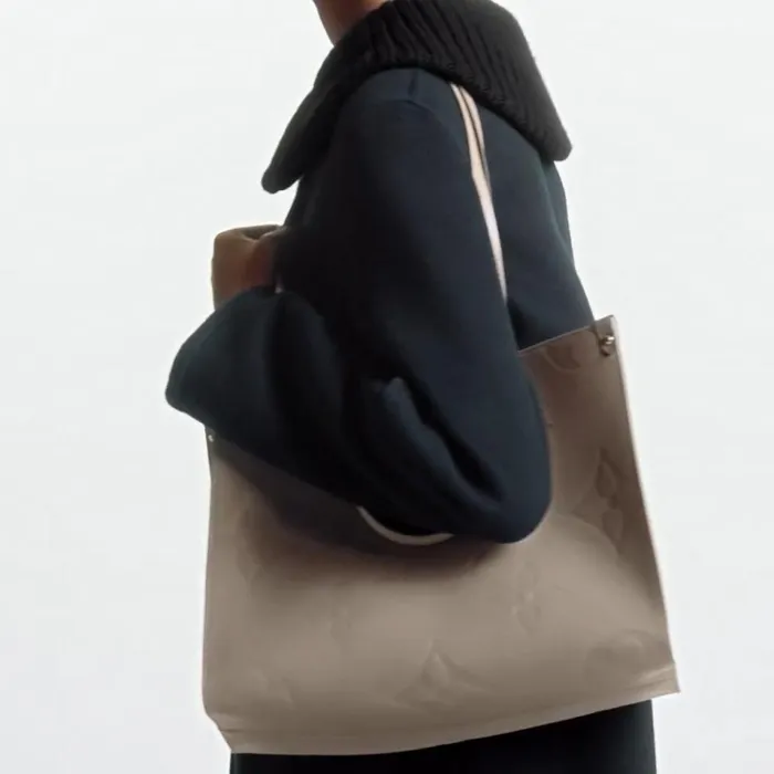 Women Onthego Bag Louis Vuitton Louis Vuitton OnTheGo MM M45607 Tourterelle Beige 8211 Louis Vuitton Handbag Store