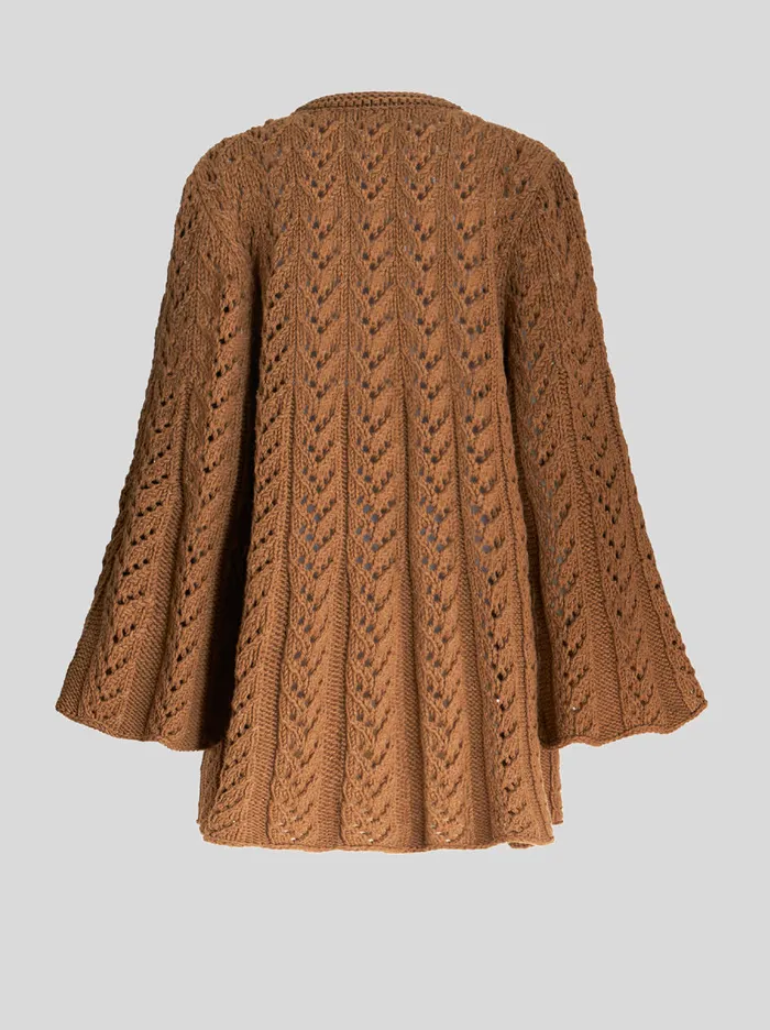 Women Oversize Wool Cardigan Etro Knitwear