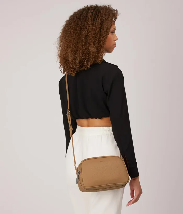 Women Pair Vegan Crossbody Bag 8211 Purity Black Matt and Nat Crossbody