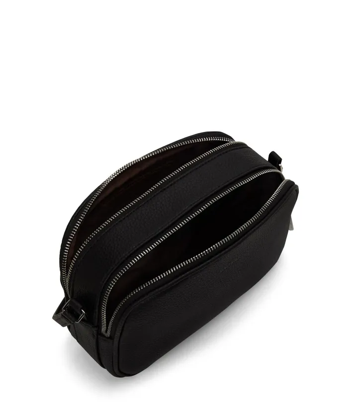 Women Pair Vegan Crossbody Bag 8211 Purity Black Matt and Nat Crossbody