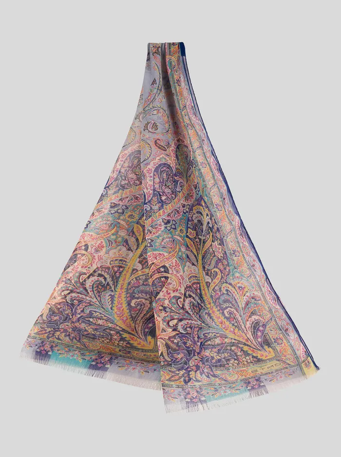 Women Paisley Silk Scarf Etro Scarves And Silk