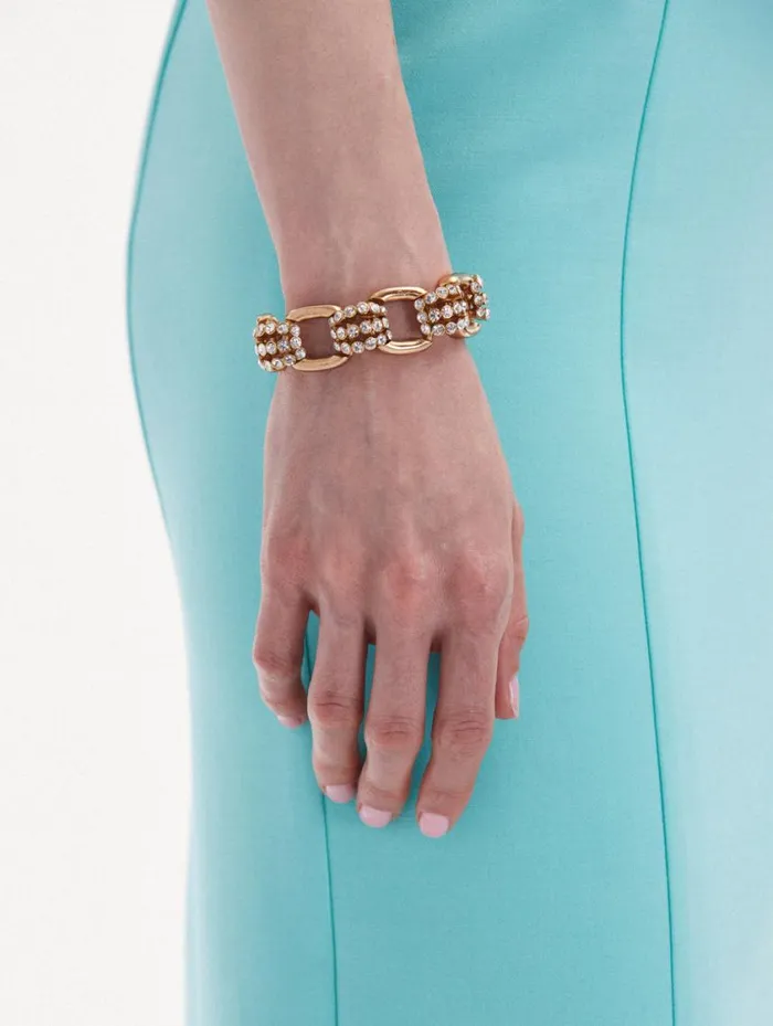 Women Pav Link Bracelet Crystal Oscar De La Renta Bracelets Women Pav Link Bracelet Crystal Oscar De La Renta Bracelets