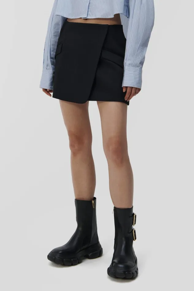 Women Payton Skirt Black Jonathan Simkhai Pants and Bottoms