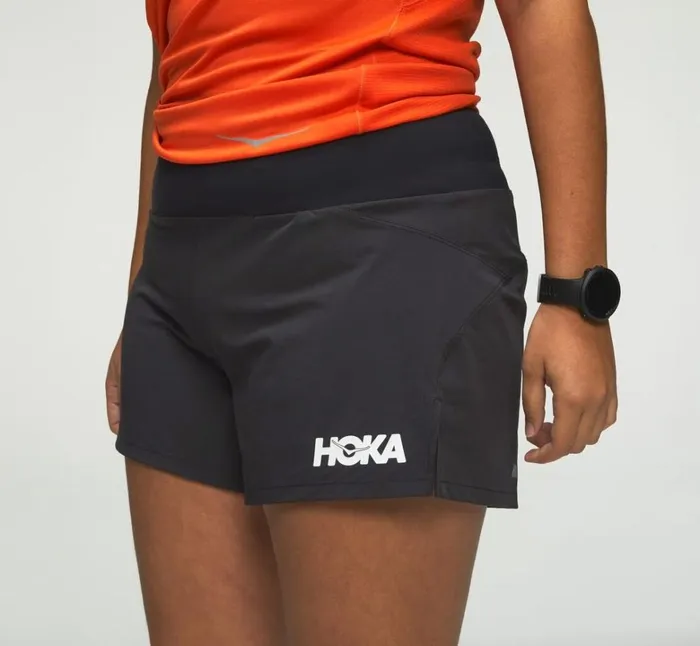Women Performance Woven 4034 Short Black HOKA ONE ONE Bottoms