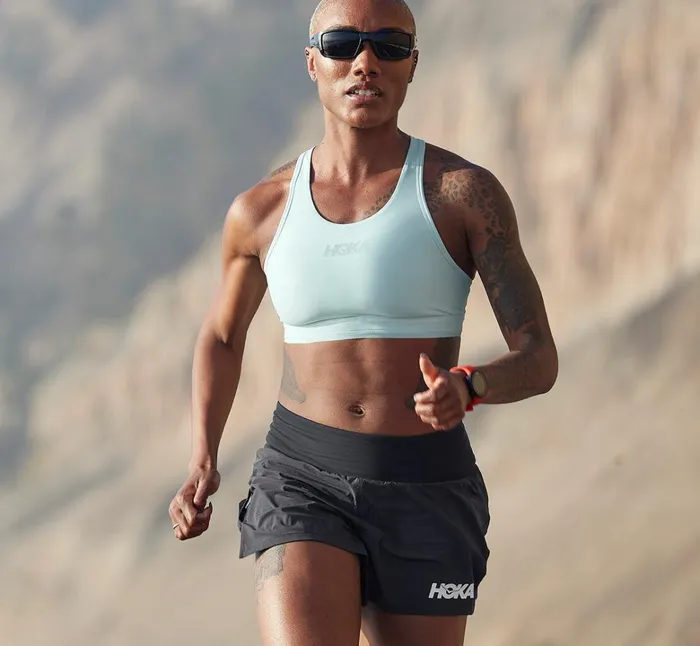 Women Performance Woven 4034 Short Black HOKA ONE ONE Bottoms