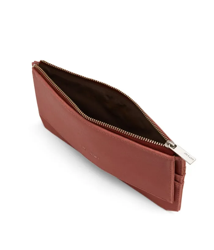 Women Perla Vegan Flat Wallet 8211 Vintage Heirloom Matt and Nat Wallets