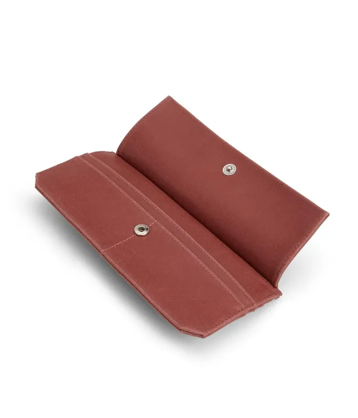 Women Perla Vegan Flat Wallet 8211 Vintage Heirloom Matt and Nat Wallets