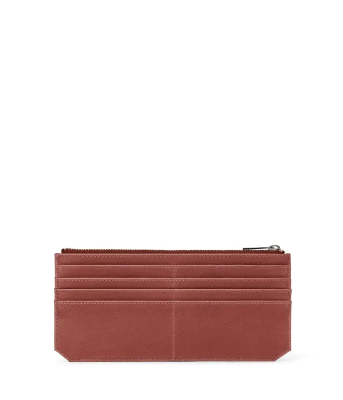 Women Perla Vegan Flat Wallet 8211 Vintage Heirloom Matt and Nat Wallets