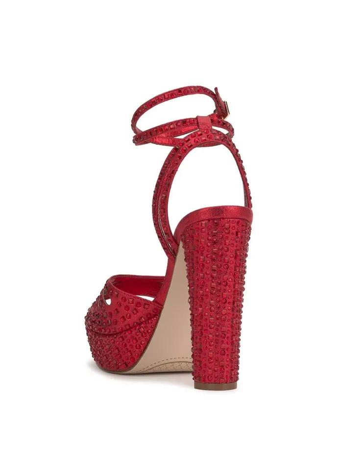 Women Platforms Jessica Simpson Iralin Platform Sandal In Red Muse