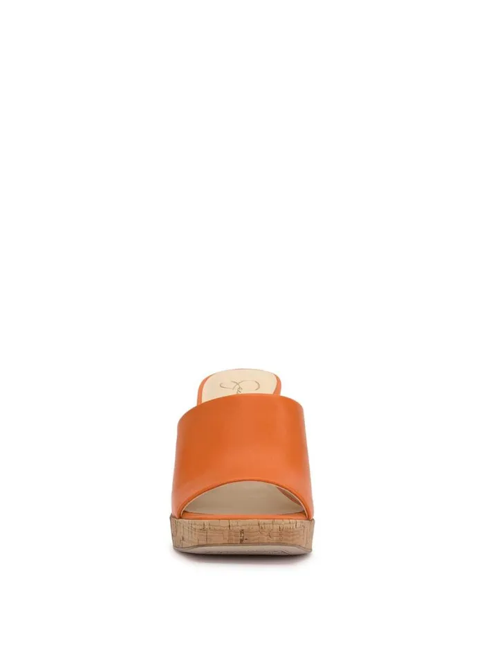 Women Platforms Jessica Simpson Kashet Mule Platform Sandal In Tangerine