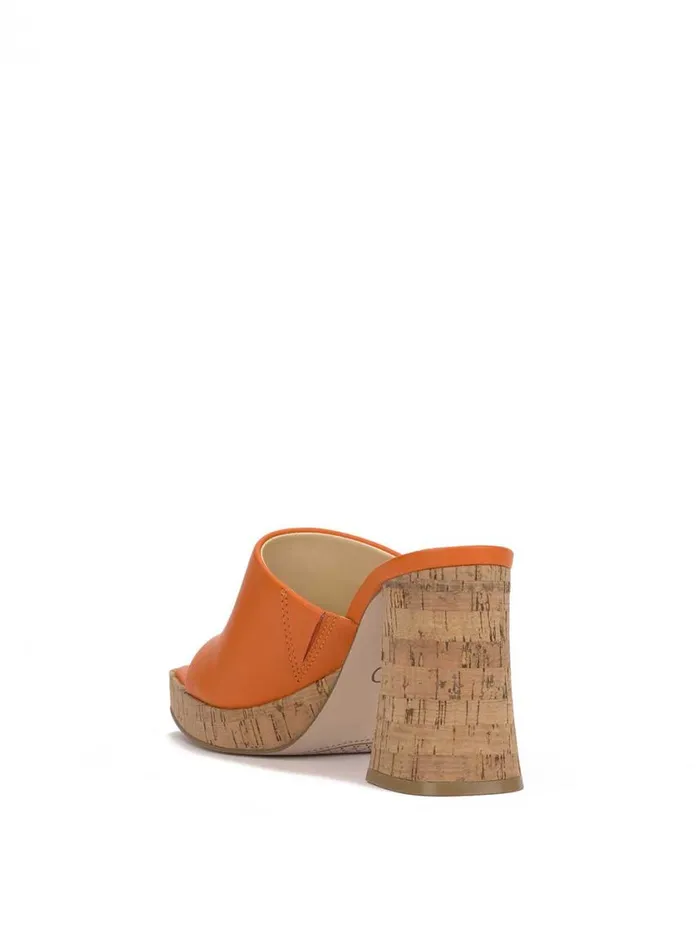Women Platforms Jessica Simpson Kashet Mule Platform Sandal In Tangerine