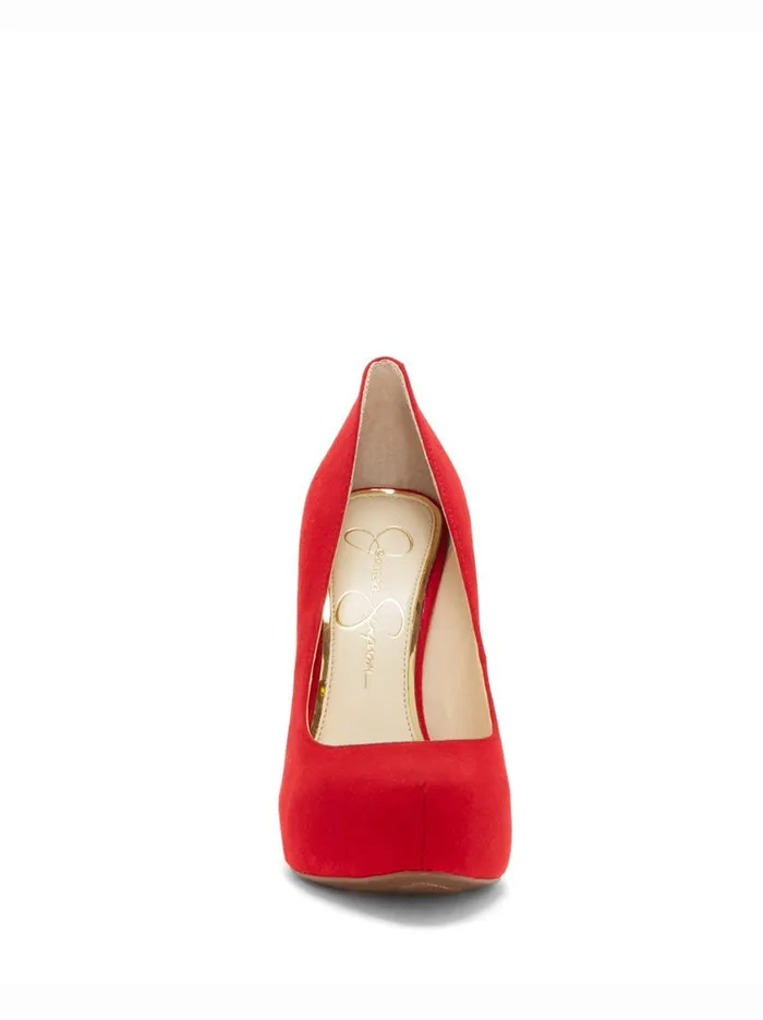 Women Platforms Jessica Simpson Parisah Platform Pump In Red Muse