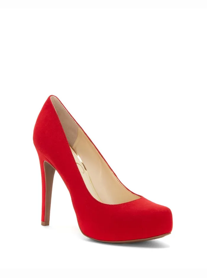 Women Platforms Jessica Simpson Parisah Platform Pump In Red Muse