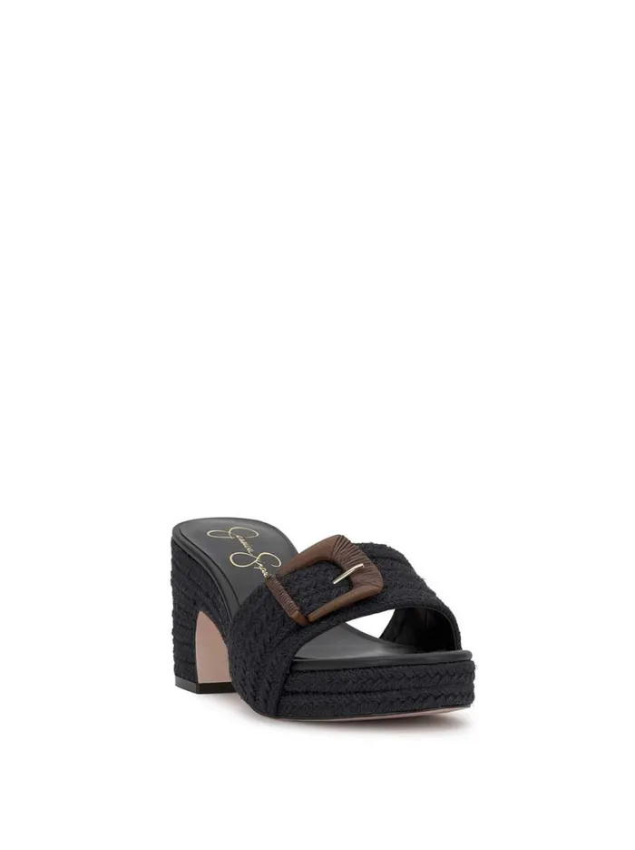 Women Platforms Jessica Simpson Peccio Buckle Platform In Black