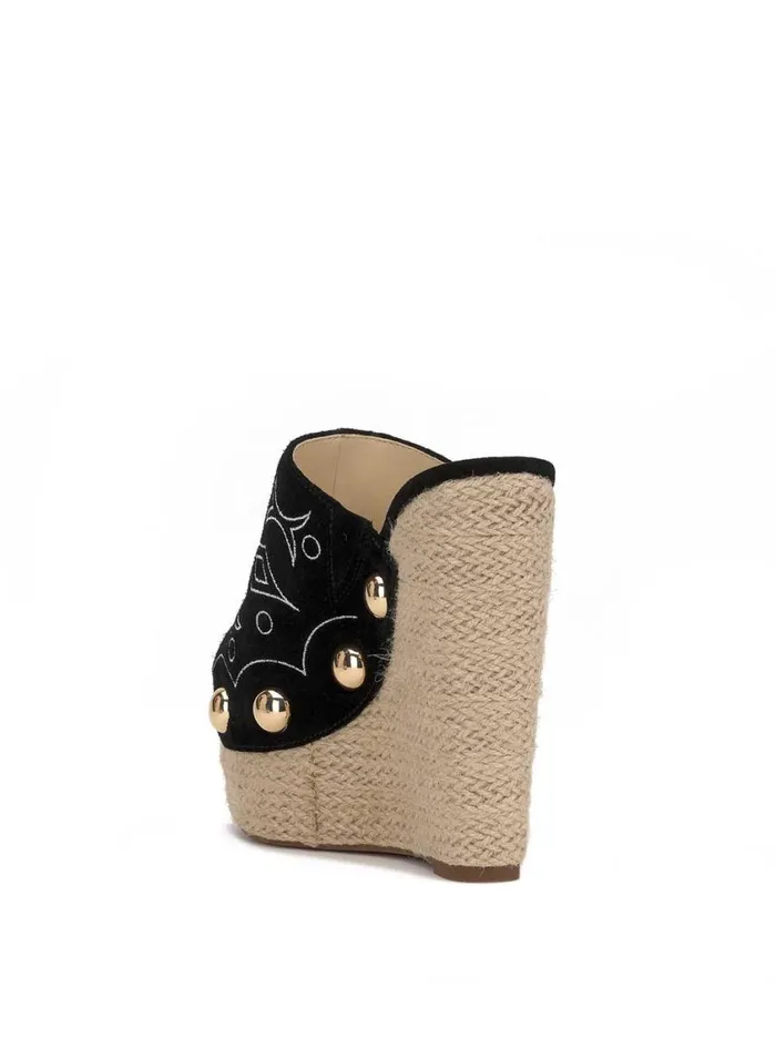 Women Platforms Jessica Simpson Vadim Espadrille Wedge In Black