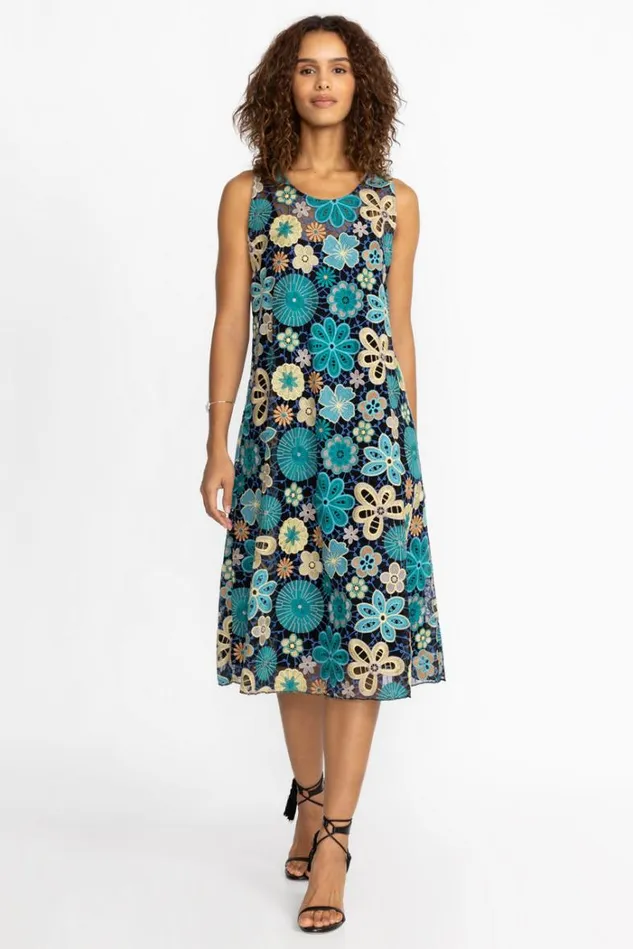 Women POSY MESH DRESS Posy Johnny Was Dresses
