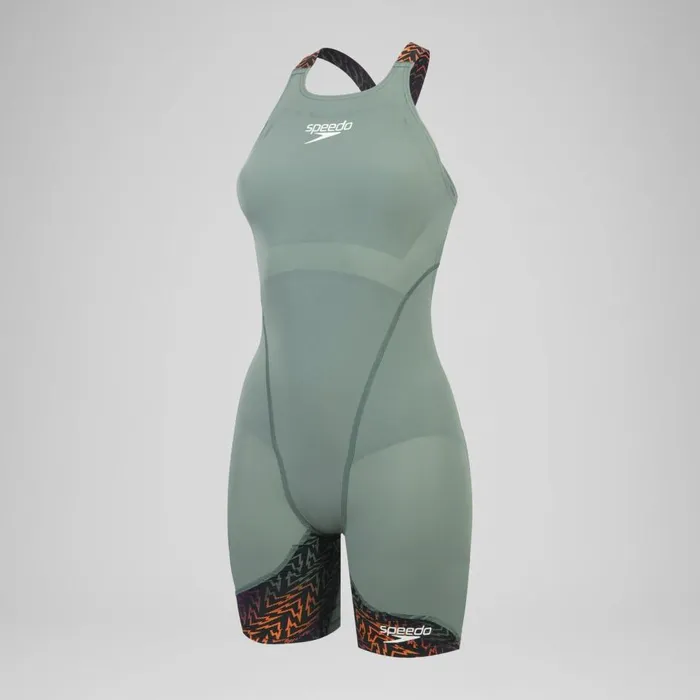 Women Racing Suits Speedo Women039s Fastskin LZR Ignite Kneeskin GreenBlack