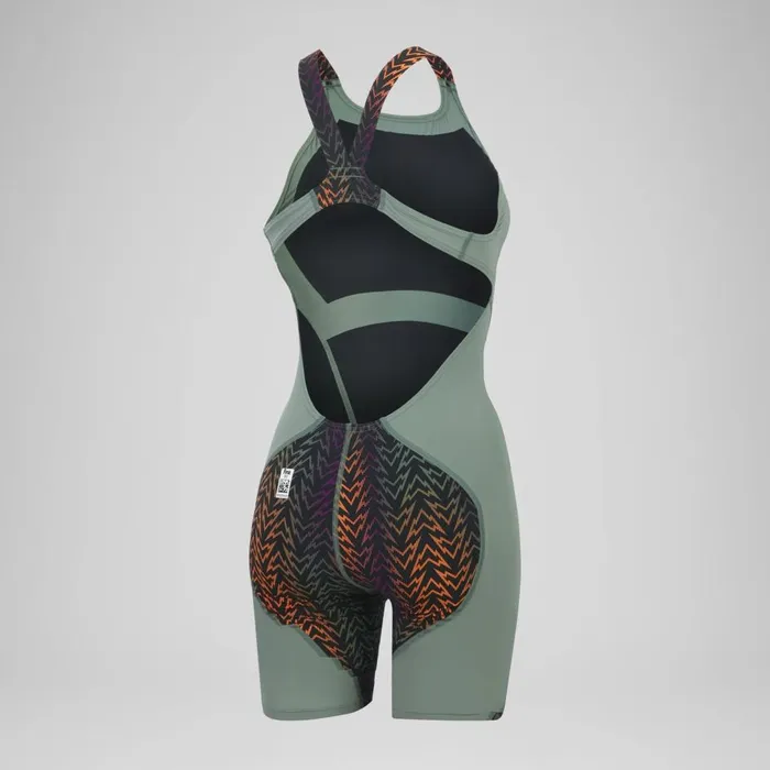 Women Racing Suits Speedo Women039s Fastskin LZR Ignite Kneeskin GreenBlack