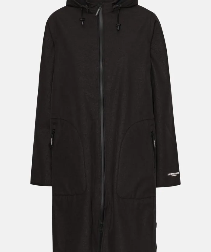 Women Raincoats Ilse Jacobsen Raincoat 8211 Black